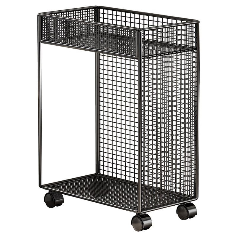 主机托架台式电脑移动机箱底座家用双层带轮机箱放置柜双层置物架