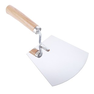 新款升级不锈钢圆弧铲刀上料器弧形铲桶铲灰刮刀托灰板泥瓦工工具