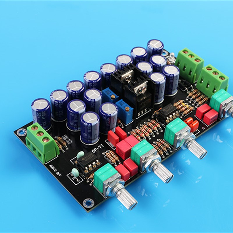 HIFI前级音调板 OPA2604发烧运放 AD827前级 5532音调 功放升级