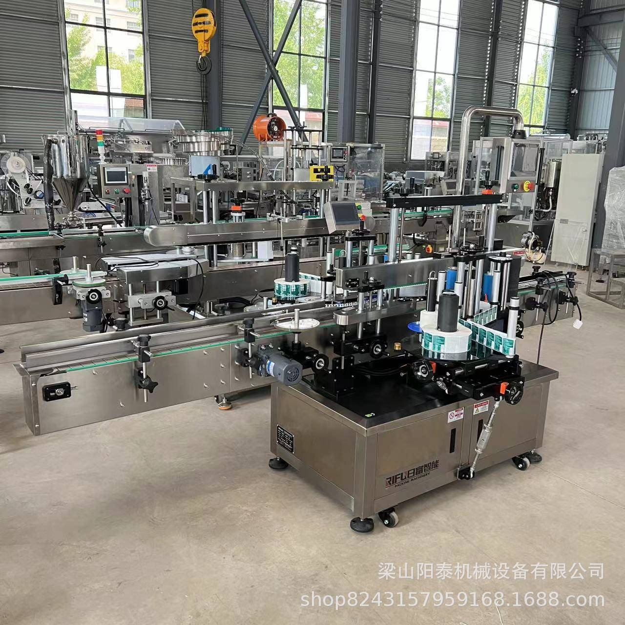 出售全自动双侧面贴标机多功能圆瓶＋双面贴标机洗衣液贴标现货