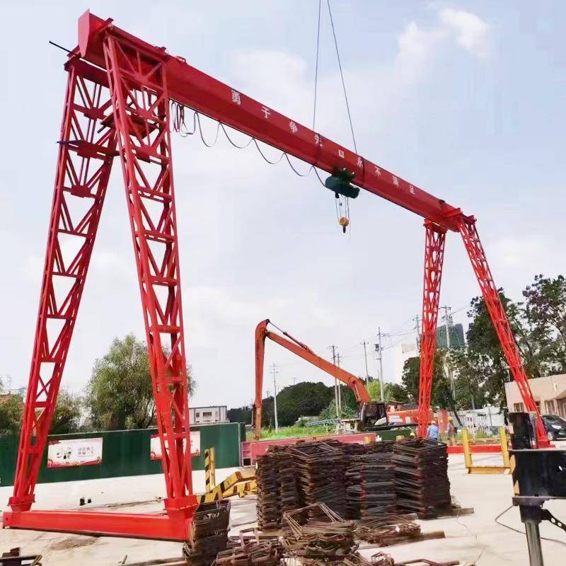 定制龙门吊MH包厢式门式起重机大型10吨20吨可移动单梁龙门吊