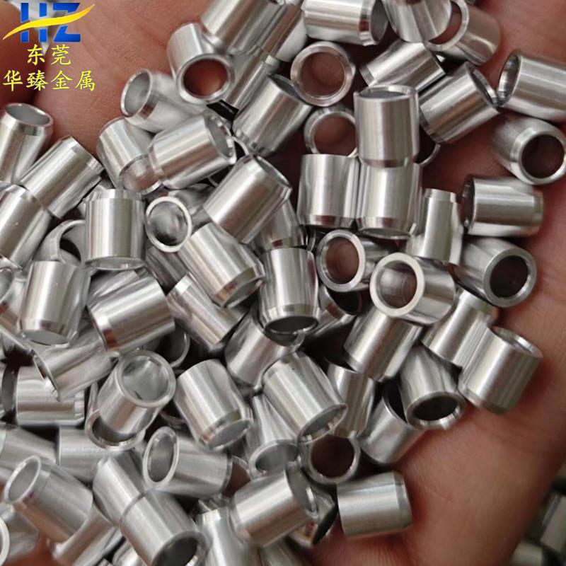铝管倒角铝毛细管空心铝柱氧化喷砂打孔开槽攻牙