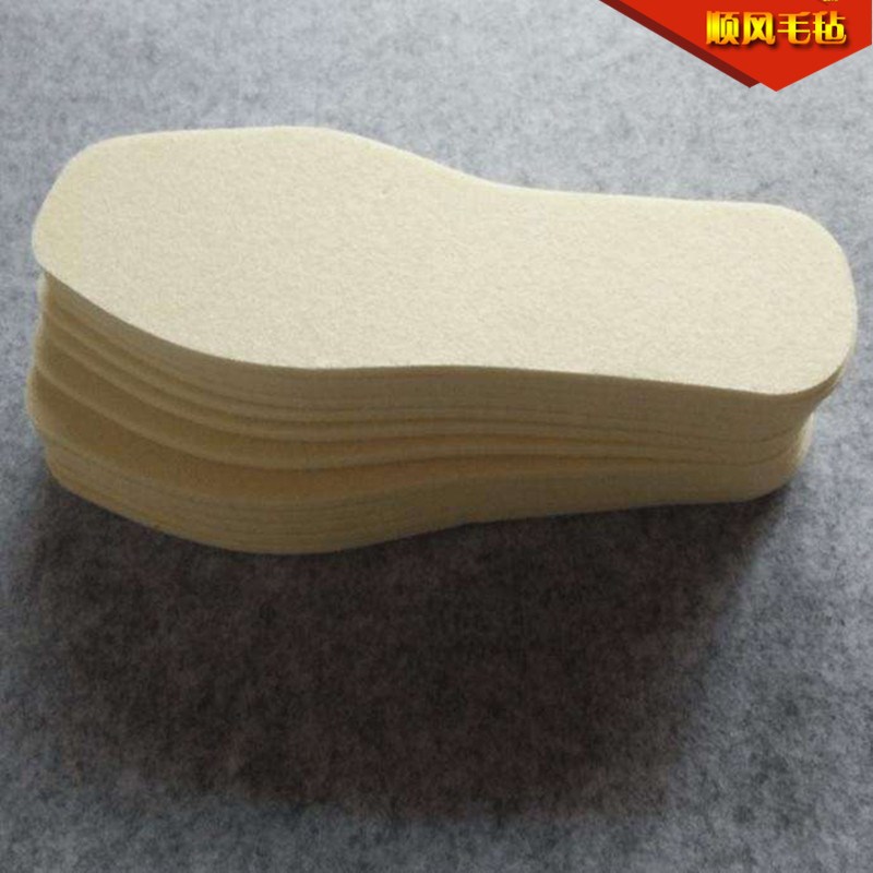 厂家供应各种鞋型加厚冬季w鞋垫增高垫毛毡鞋垫羊毛毡鞋垫可定