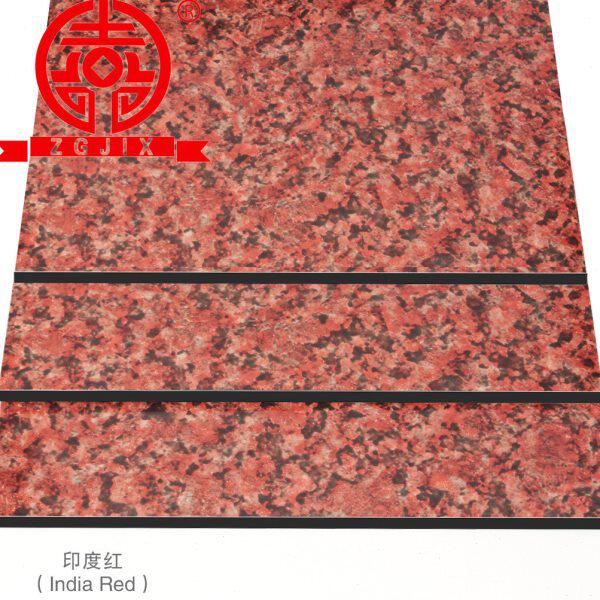 上海吉祥铝塑板4mm25丝印度红铝塑板内墙外墙门头装饰板材定制