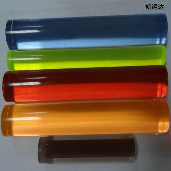 管实心PC形 500  圆柱 MM亚克力 mm有机玻璃棒AP棒棒透明8彩色 60