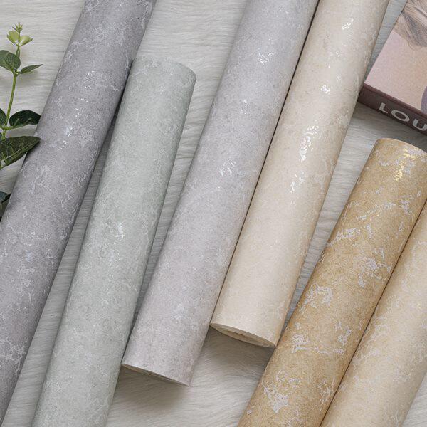 斑驳暗纹墙纸工业风浮雕裂纹酒店卧室客厅冰新中式3D书房壁纸素色