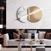 软装 立体新中式 家居壁挂山墙饰壁挂酒店影铁艺艺术会所件壁饰金属