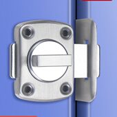 门锁锁扣防盗插销卡扣插销门栓卧室反锁扣明装 卫生间免打孔搭扣