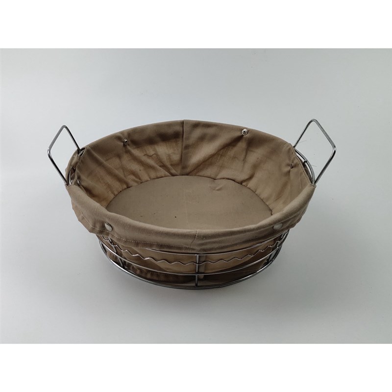 铁质镂空水e果篮储物盒多用铁框布内衬全套正方椭圆装饰花篮