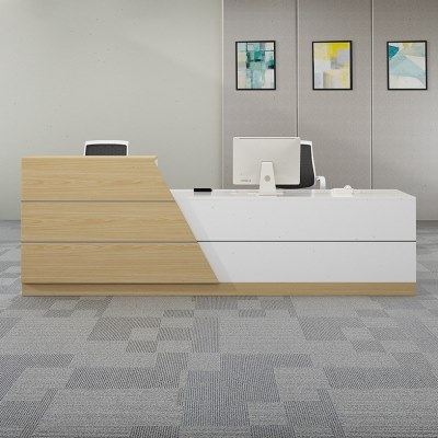 板式前台接待台吧台咨询台收银台迎宾台办公桌公司前台接待桌,商业/办公家具,前台/柜台,淘宝优惠券,粉丝福利购,淘宝优惠卷