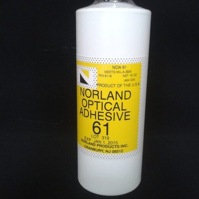 大包装454G 美国Norland紫外光学固化胶NOA61 紫外线胶水NOA81