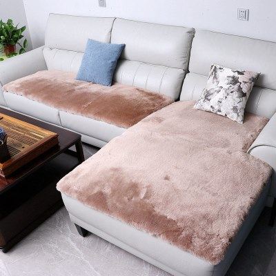 定做真毛皮沙发垫2023新款三座一贵妃坐垫组合四季通用纯羊毛垫子,居家布艺,沙发垫,淘宝优惠券,粉丝福利购,淘宝优惠卷