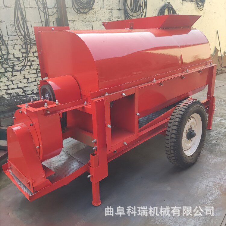 花生秧除膜揉丝机大型养殖牛羊草料筛土打草机蒜英去膜筛土机科瑞