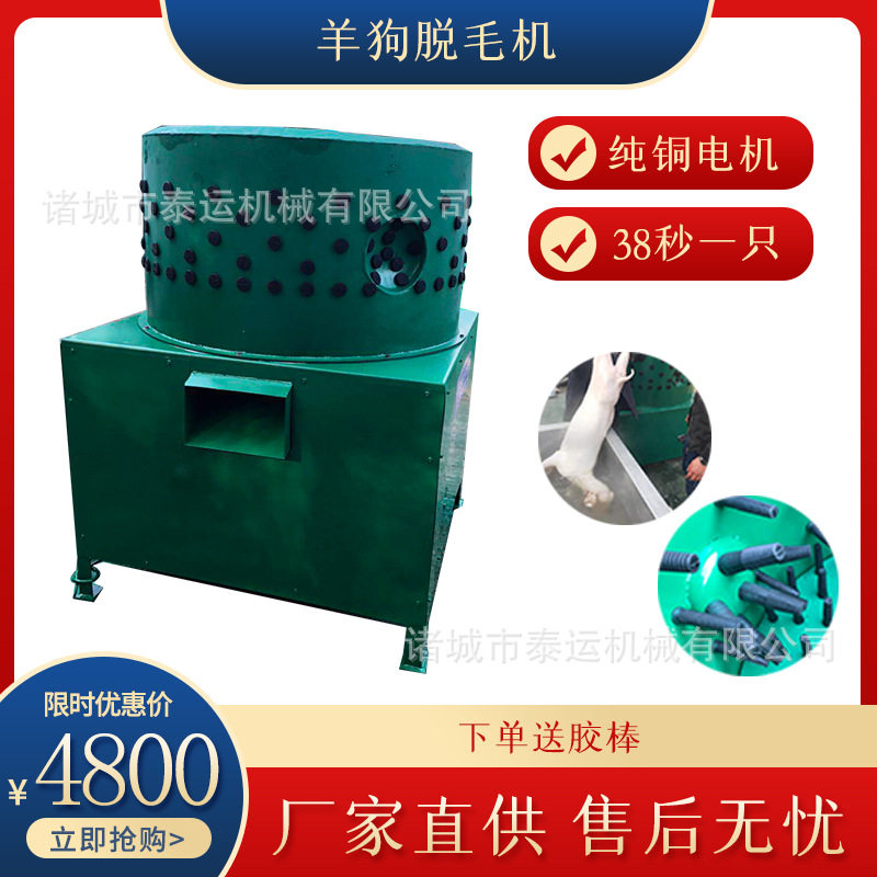 山东绵羊脱毛设备大型杀狗脱毛机全自动脱狗毛机带皮山羊脱毛机