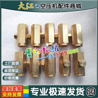 现货02250110-557寿力空压机单向阀049905止逆阀维修保养配件耗材