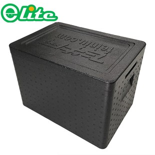 加厚18L升保温箱黑泡沫箱EPP冷链箱摆摊冰激凌手工冰淇淋海鲜