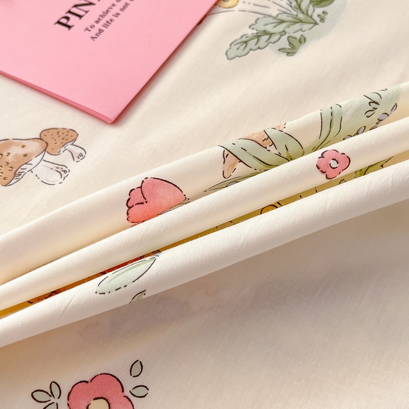 小清新100全棉床单单件单人学生宿舍女孩被单1.5m1.8米床双人