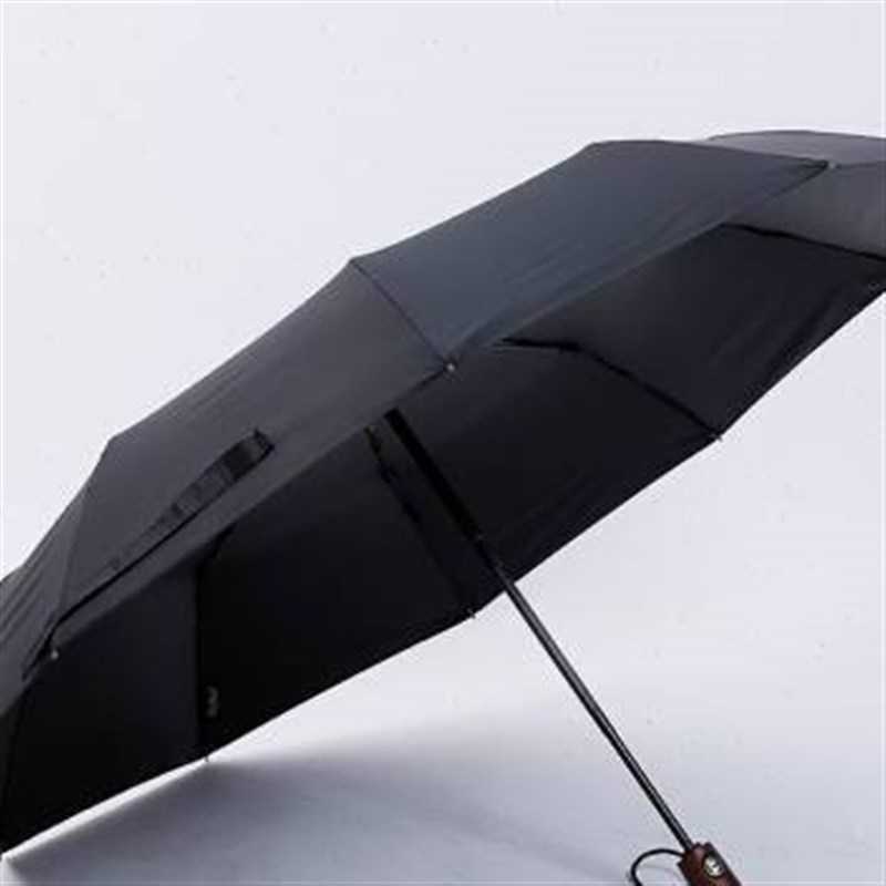 全自动商务雨伞男士男生学生晴雨两用简约个性黑胶车用加固折叠伞