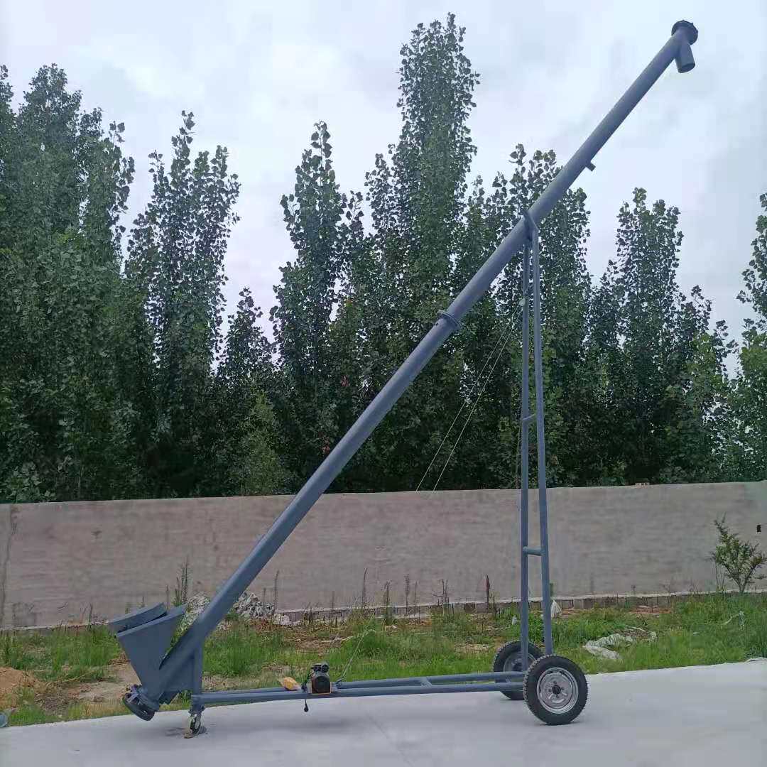 养殖龙虾饲料颗粒螺旋提升机小型自动化螺旋提升机U型螺旋蛟龙