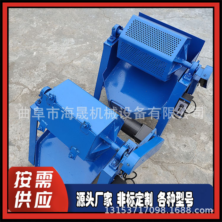 海晟非标滚筒六角打磨机 铁管去毛边研磨机 200升铁片批量抛光机