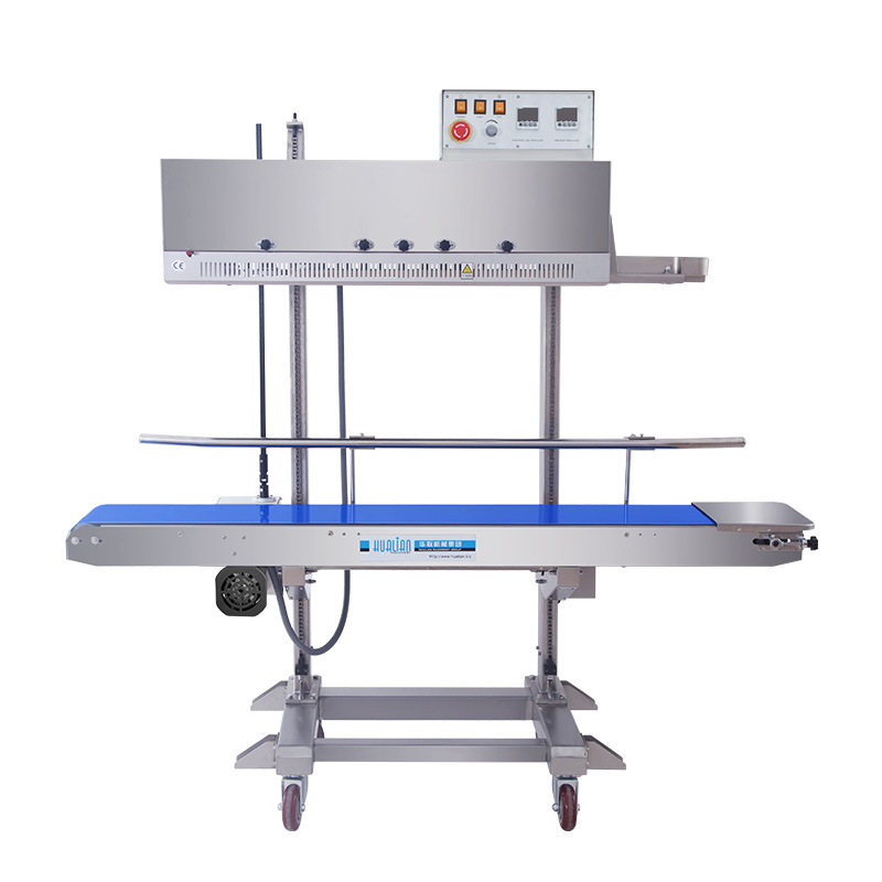 FRM-1370LD双加热连续封口机 重袋封口机可升降印字封口一体机