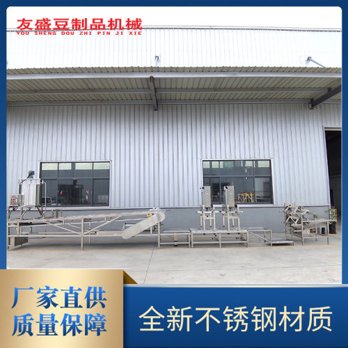 全自动6米豆腐皮千张机 厚百叶泼脑成型机 泼脑可调速 豆制品设备