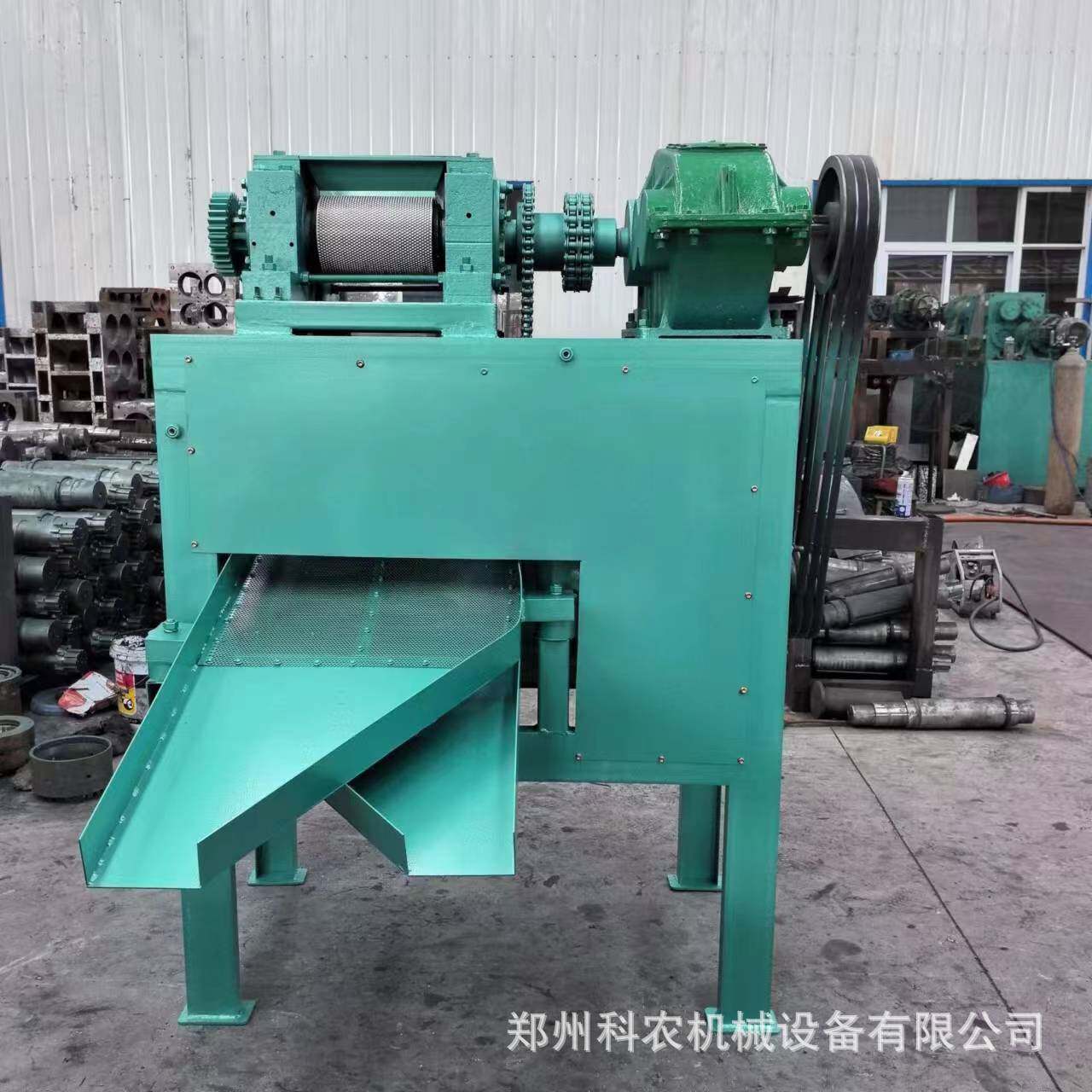 融雪剂石墨粉养殖场牛粪发酵颗粒机机肥对辊制粒设备成套生产线