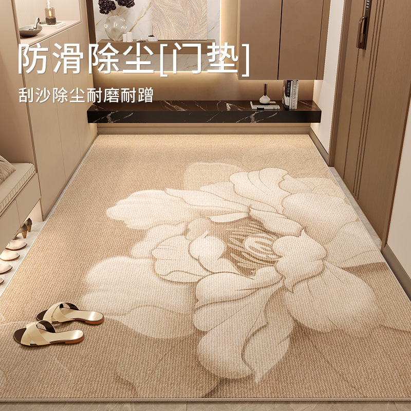 入户门垫防滑耐磨门口垫子进门家y用轻奢高级感地毯玄关垫2023新