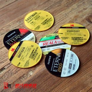 5294 5219 电影卷5207 8522胶卷片创意亚克力杯垫 胶片俱乐部