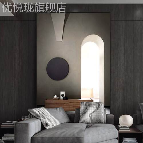 定做巨幅后现代建筑装饰画客厅A发背景墙沙玄关挂画超气样板间大