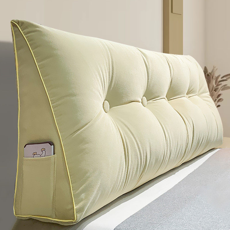 床头靠垫软包加厚防撞三角大靠背卧室榻榻米无头枕靠枕垫可拆洗,居家布艺,床头靠垫,淘宝优惠券,粉丝福利购,淘宝优惠卷