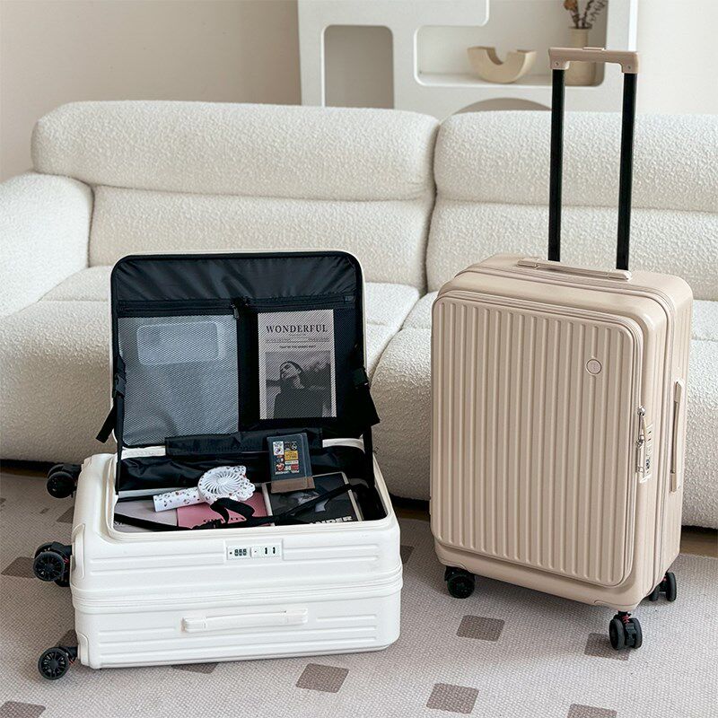 行李箱26寸女生新款静音侧开口大容量可扩展PCQ拉杆登机箱男旅行