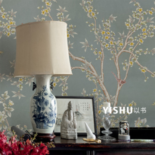 美式花卉壁纸墙布客厅电视背景墙壁纸法式宫廷风卧室定制壁画饭厅