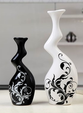 简约现代时尚抽象m艺术家居装饰品客厅酒柜礼品花瓶室内摆件玄关