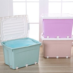 可上锁的收纳箱子带锁塑料大号能上锁大容量学生加锁储物箱整理