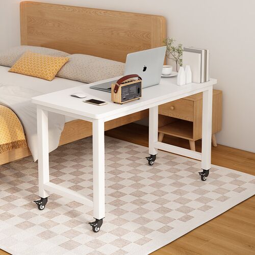 床边桌可移动桌子带轮宿舍书桌学生F家用写字桌沙发边几懒人电脑
