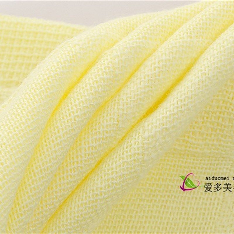 纯棉双层纱布数字编号小毛巾幼儿园全棉带挂绳方巾定制logo绣园名