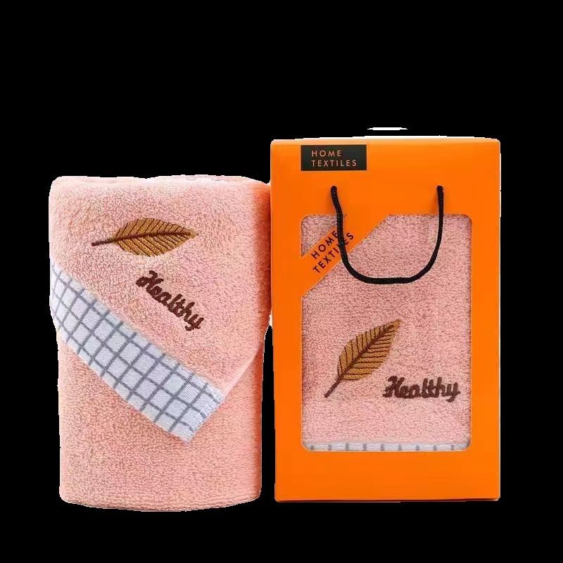 纯棉毛巾加厚全棉成人洗脸印字结婚回礼礼品绣字定制礼盒logo