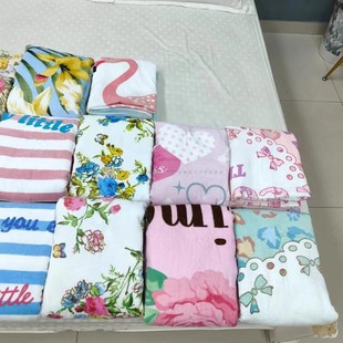 毛巾被老式怀旧纯棉全棉割绒线圈盖毯夏凉被厚床单睡单单人学生