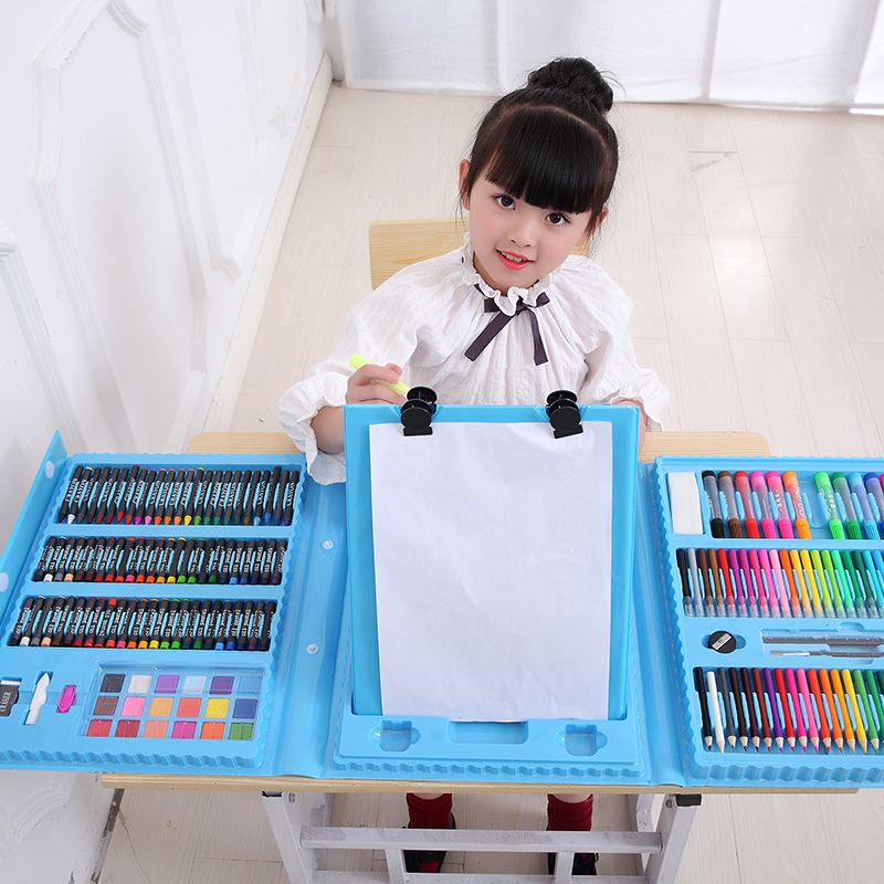 儿童绘画套装学习用品画笔画画工具儿童绘画套装小学生水彩笔文具