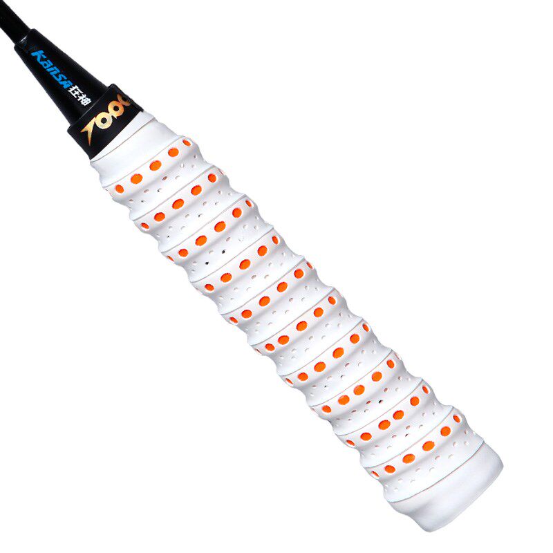 羽毛球龙骨手胶防滑吸汗专用高颜值白色可爱粉色缠绕带绑带保护套