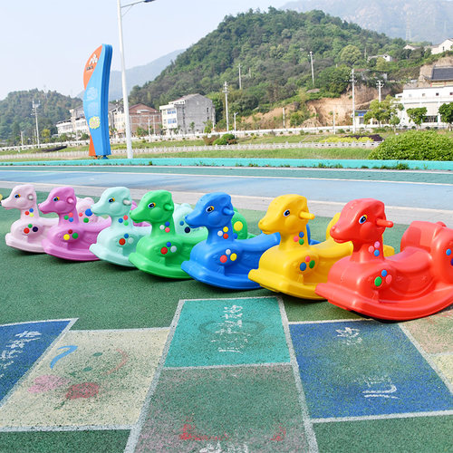 幼儿园摇摇马儿童小木马防摔塑料款摇马防侧翻婴幼儿宝宝户外玩具