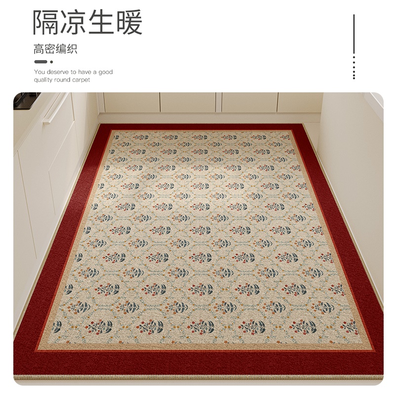 美式厨房地垫防滑防油吸水免洗可擦耐脏专用脚垫子整满铺家用地毯