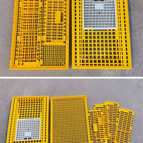养殖鸡笼运输笼塑料家禽周转箱筐成鸡鸭鹅鸽子笼子家用大号兔笼养