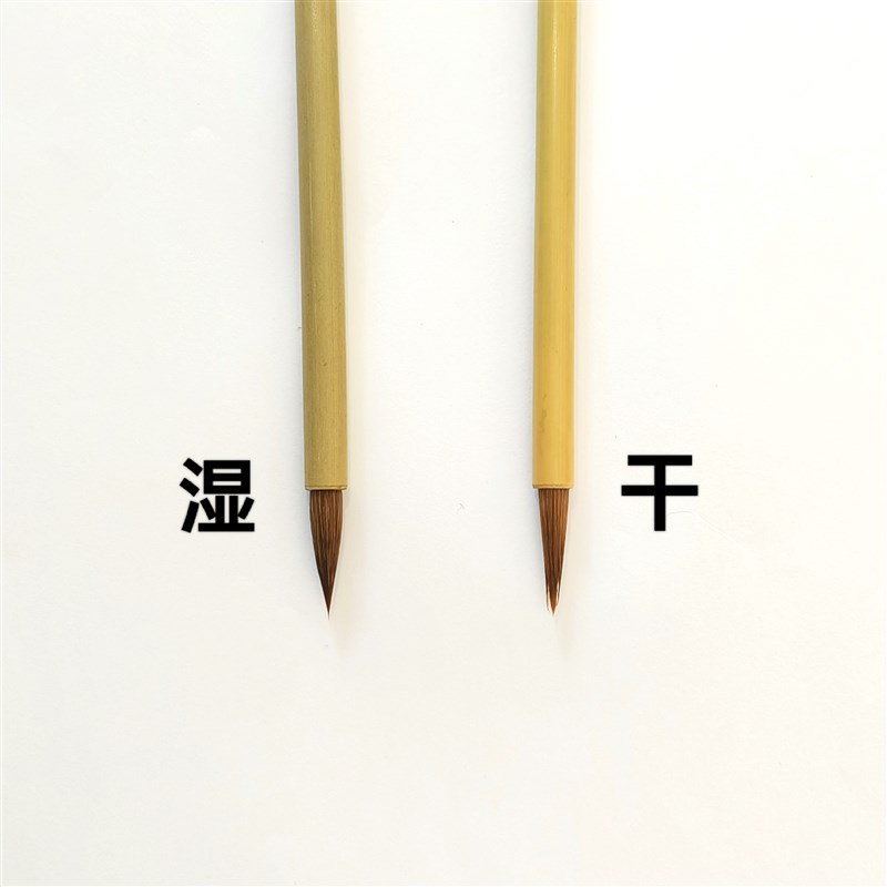 《晋唐笔法》作者刘桂轩专用私人特约定制款晋韵三号小楷狼毫笔