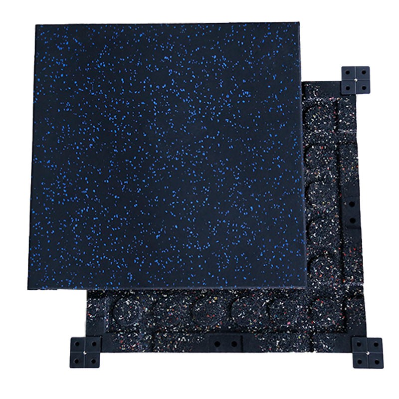 健身房橡胶地垫减震隔音地板x运动地胶室内力量区哑铃垫拼接