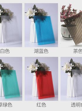 机械加工pc阳光板中空心板蜂窝板双层4/6/8mm垫板黑色定制不新款