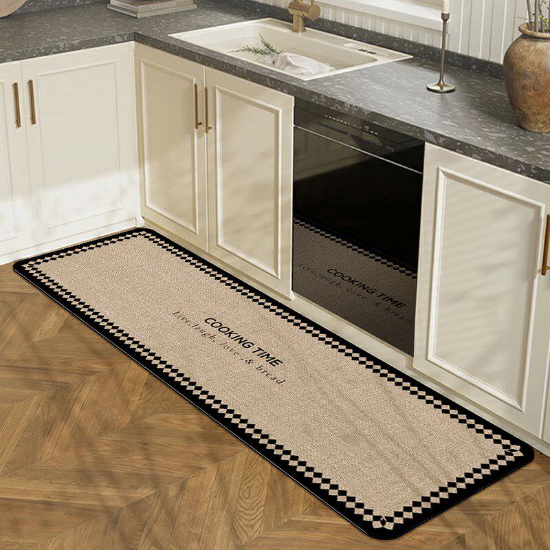 厨房专用地垫防滑防油可擦免洗脚垫家用2025新款吸水吸油地毯垫子