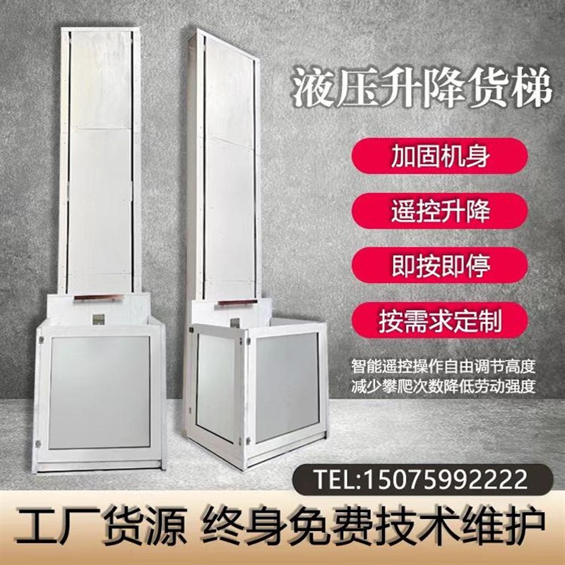 家用电梯小型室内外家庭别墅二三层楼梯简易复式阁楼曳引升降观光