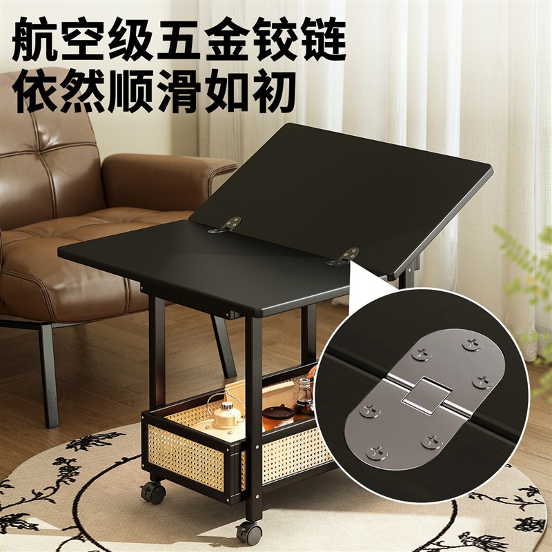 沙发边几客厅可移动折叠茶几小推车床头迷你小桌子置物架艺术角几